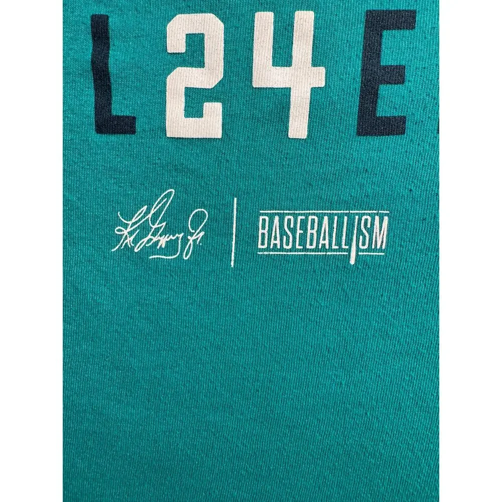Baseballism Ken Griffey Jr. Bubble Gum The Kid 24 T-shirt Size Large